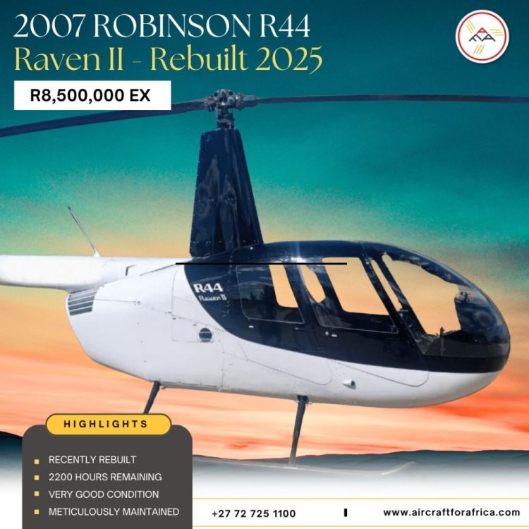 2007 Robinson R44 Raven II - Rebuilt 2025